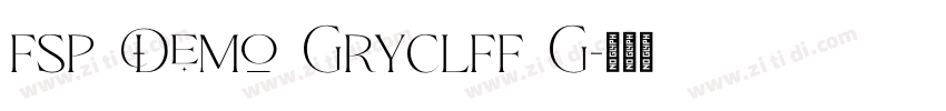 FSP DEMO Gryclff G字体转换 FSP DEMO Gryclff G字体转换